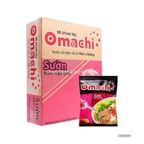 Thùng Mì Tôm Omachi Sườn Hầm Ngũ Quả Thùng Mì Tôm Omachi Sườn Hầm Ngũ Quả