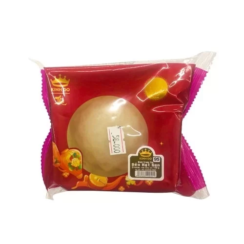 Bánh Trung Thu Kinh Đô Dẻo Nhân Hạt Sen 180Gr Bánh Trung Thu Kinh Đô Dẻo Nhân Hạt Sen 180Gr