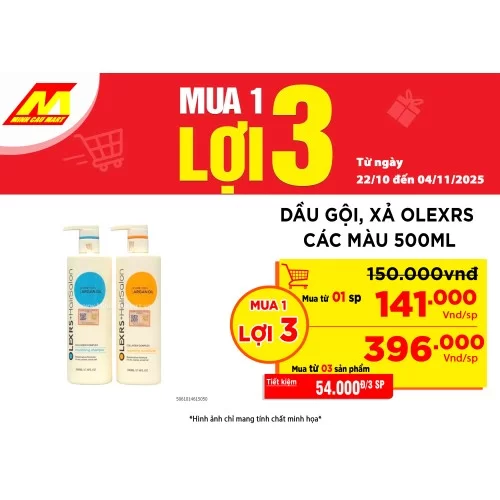 Dầu Gội - Xả Olexrs 500ML Dầu Gội - Xả Olexrs 500ML