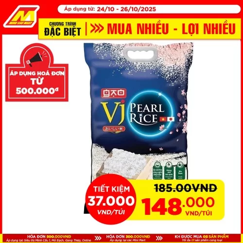 Gạo VJ Pearl Rice 5kg Gạo VJ Pearl Rice 5kg