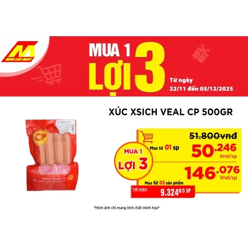 Xúc Xích Vealz CP 500g