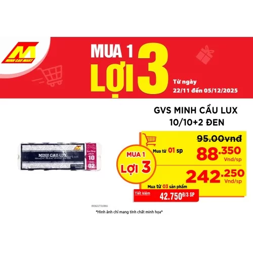 Giấy Vệ Sinh Minh Cầu Lux Xanh Than 12 Cuộn * 5 Lớp