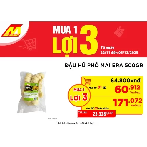 Đậu hũ phô mai ERA 500Gr