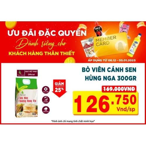 Gạo Tám Non Thượng Hạng Việt Nhật Vja 5kg