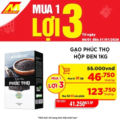 Gạo Phúc Thọ Hộp Đen 1kg 