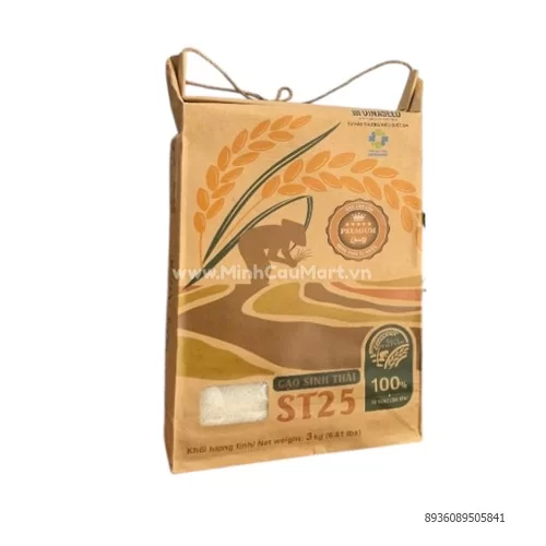 Gạo sinh thái ST 25 3Kg
