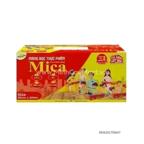 Màng bọc thực phẩm PVC nhãn hiệu Mica advance 30cm x 200m