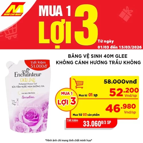 Sữa Tắm Nước Hoa Dưỡng Da Enchanteur Nước Hoa Pháp 450ml