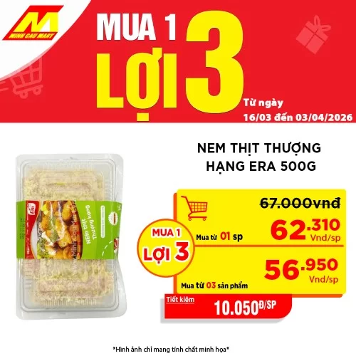 Nem thịt Thượng hạng ERA 500g