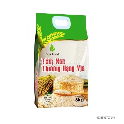 Gạo Tám Non Thượng Hạng Việt Nhật Vja 5kg