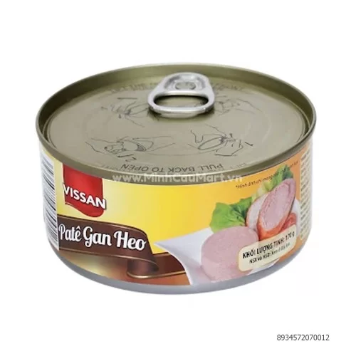 Pa-tê Gan Heo Vissan 170Gr