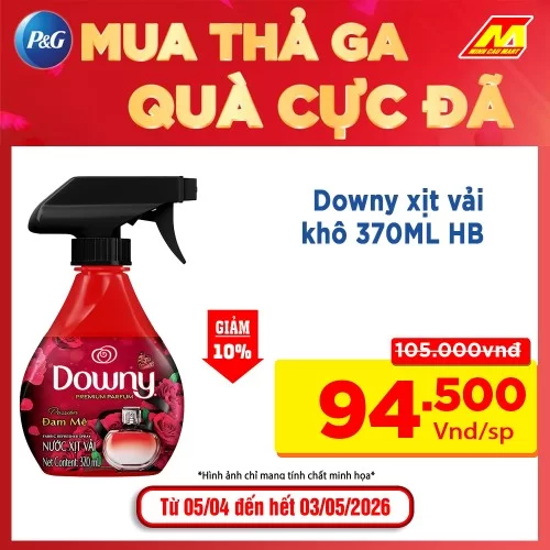 Nước Xịt Thơm Vải Downy Hương Đam Mê 370ml