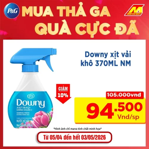Nước Xịt Thơm Vải Downy Hương Nắng Mai 370ml