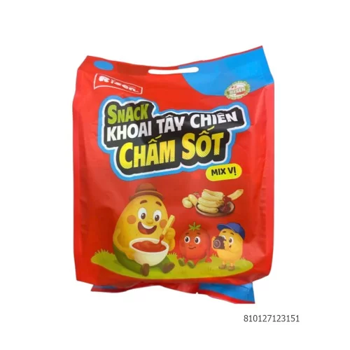 Khoai tây chiên chấm sốt Mix vị Risen 128g                                                                                                                                                                                                                