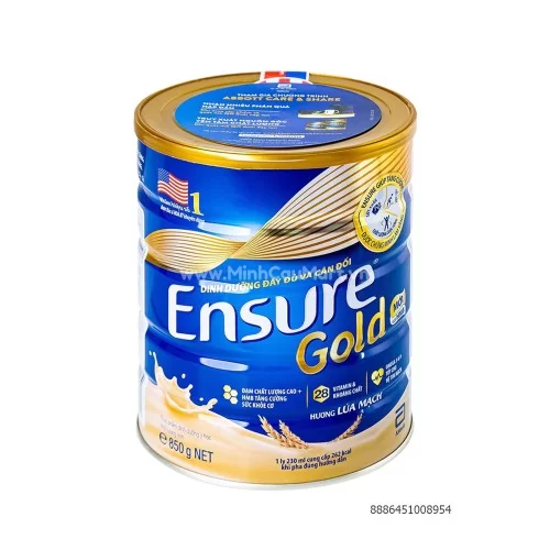 TPDDYH Ensure Gold hương lúa mạch hộp 850g                                                                                                                                                                                                                