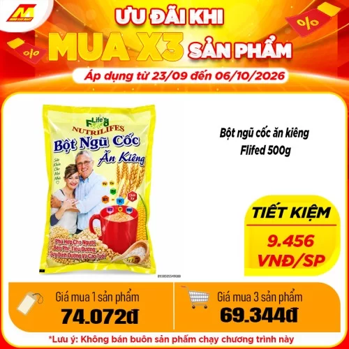 Bột Ngũ Cốc Ăn Kiêng Flifed 500g