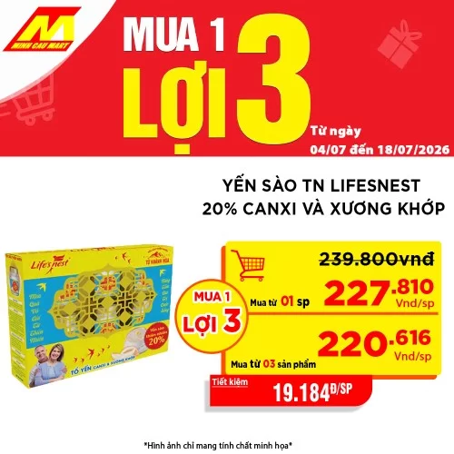 Yến sào TN LifesNest 20% Canxi và Xương khớp