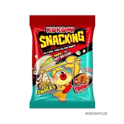 Snacking Kokomi vị tôm hùm cháy tỏi 70g                                                                                                                                                                                                                   