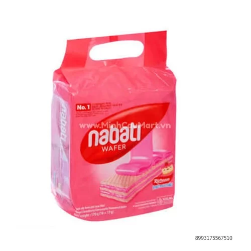 Bánh kem xốp Nabati bịch 170g                                                                                                                                                                                                                             