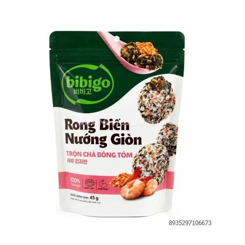 Rong biển nướng giòn trộn chà bông tôm gói 45g                                                                                                                                                                                                            