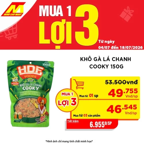 Khô Gà Lá Chanh Cooky 150g