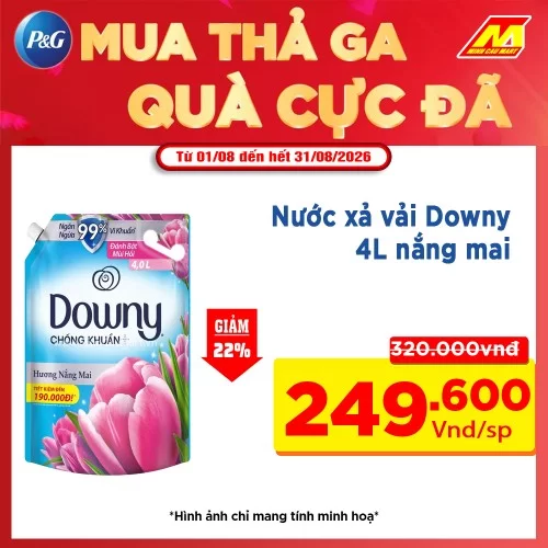 Xả Vải Downy Túi 4L Nắng Mai