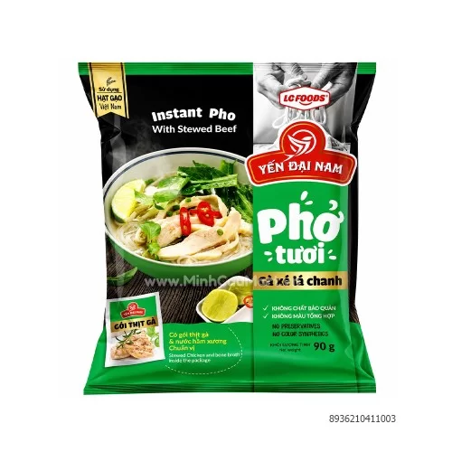 Phở tươi Gà xé lá chanh 90g                                                                                                                                                                                                                               