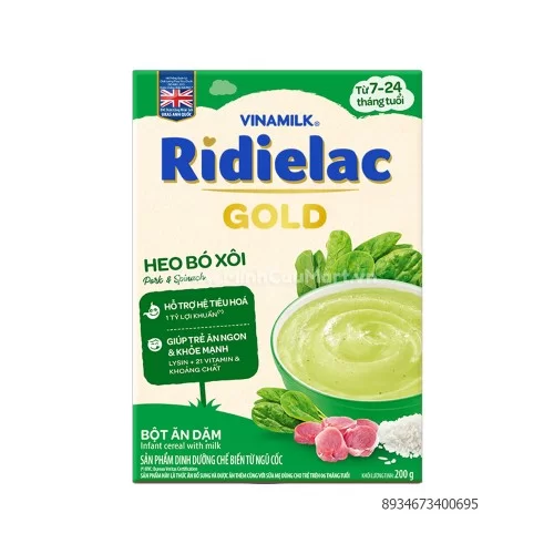 Bột AD Heo bó xôi Ridielac HG 200g                                                                                                                                                                                                                        