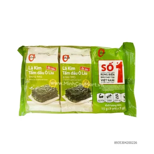 Lá kim tẩm dầu oliu lốc 3