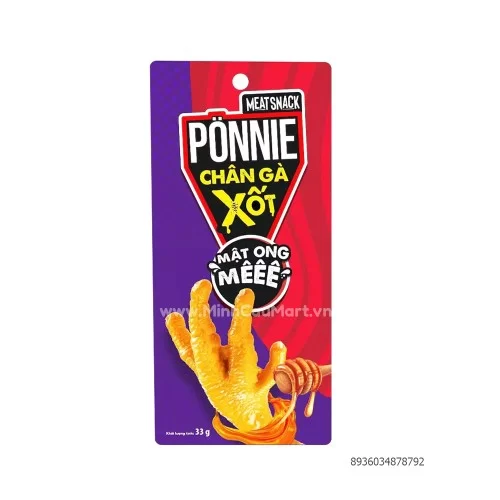Chân gà Ponnie xốt mật ong 33g