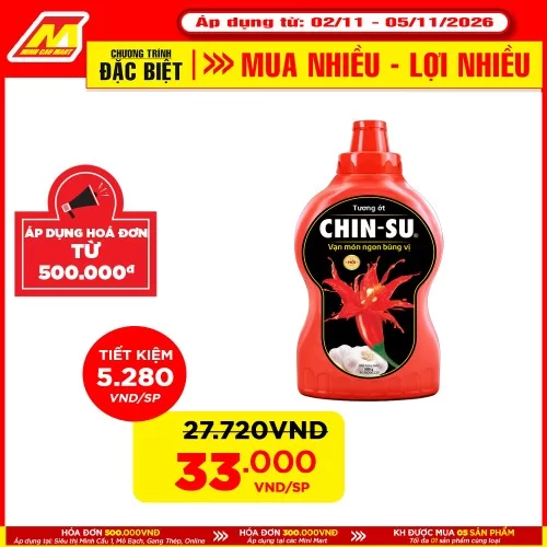Tương Ớt Chinsu 500ml 
