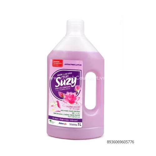 Nước lau sàn Suzy hương hoa sen 1L                                                                                                                                                                                                                        