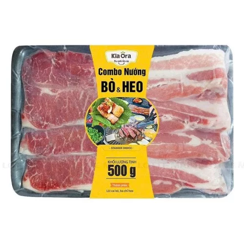 Combo nướng bò và heo 500g                                                                                                                                                                                                                                