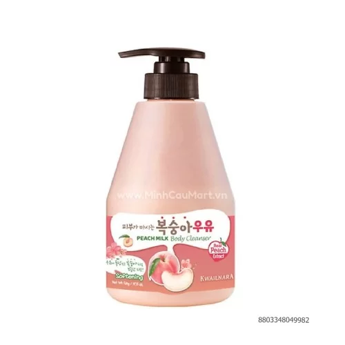 Sữa tắm đào Kwailnara peach milk body 560ml                                                                                                                                                                                                               