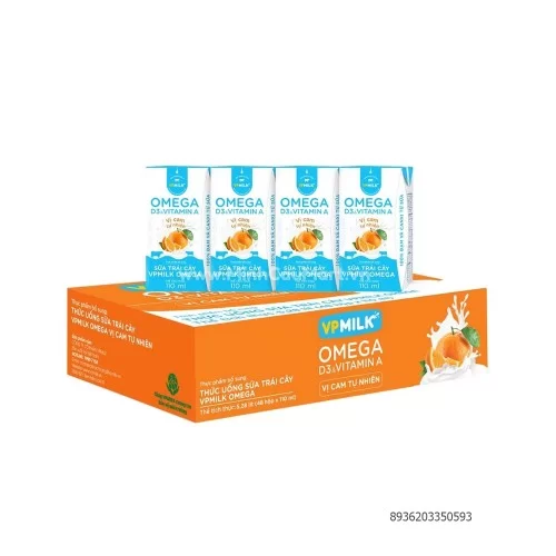Thức uống sữa trái cây VPmlik Omega 110ml                                                                                                                                                                                                                 