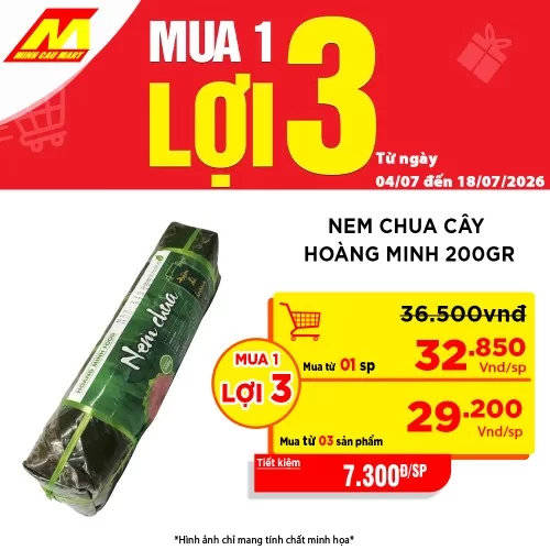 Nem chua cây Hoàng Minh 200Gr