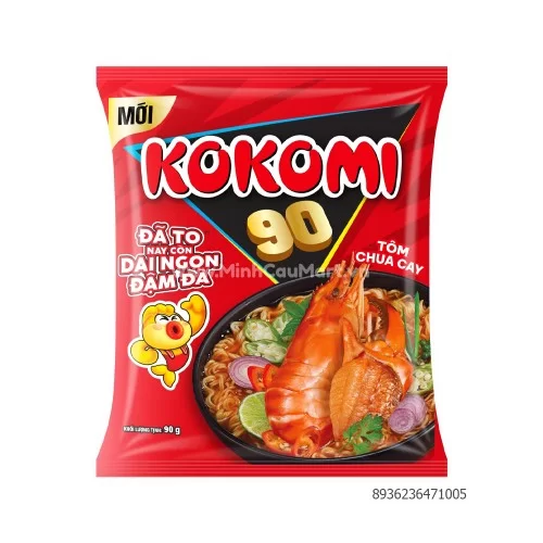 Mì Kokomi đại 90 tôm chua cay 90g                                                                                                                                                                                                                         