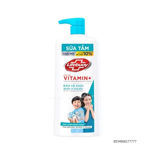 Lifebuoy sữa tắm mát lạnh sảng khoái 800g