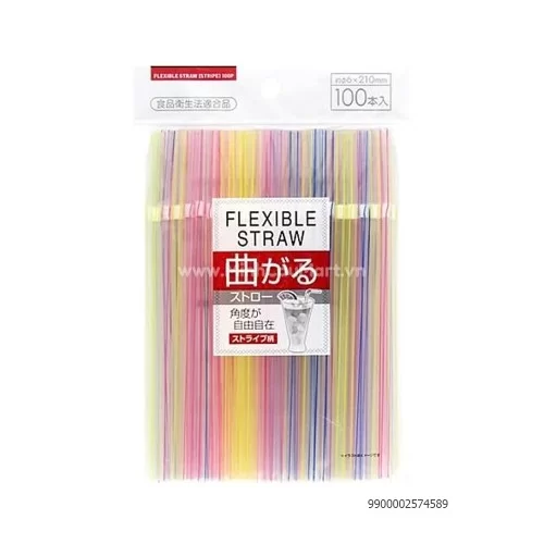 Set 100 ống hút 39 - 234 Flexible Straw 
