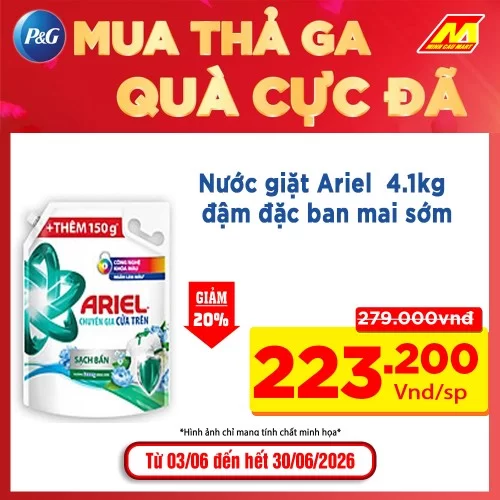 Ariel Nước Giặt 4.1L.