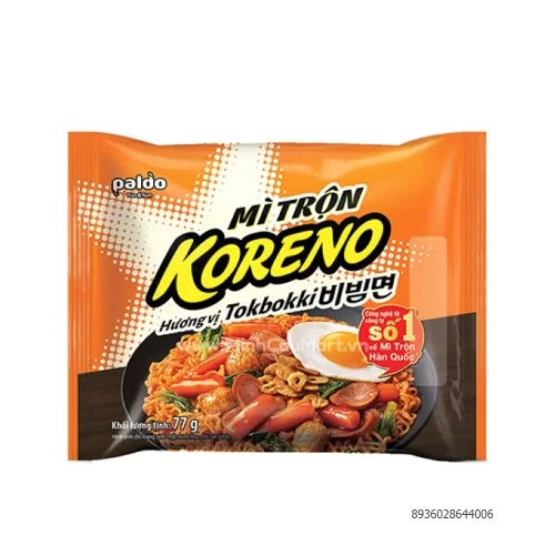 Mì trộn KORENO hương vị tokbokki