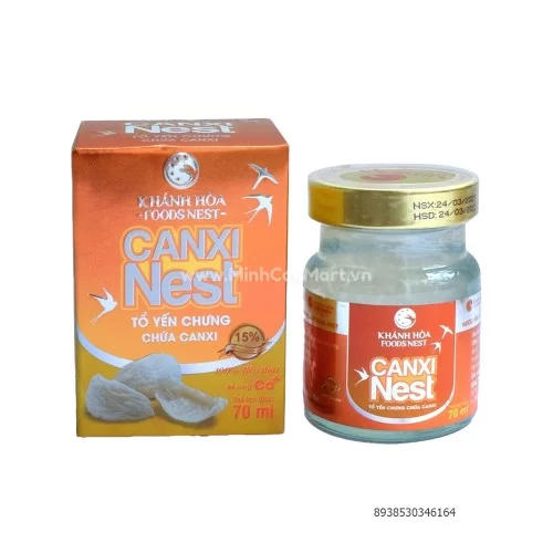 Yến canxi Khánh Hòa Foodnest 15% lọ rời                                                                                                                                                                                                                   