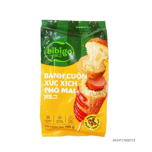 Bánh Cuộn Xúc Xích Phô Mai 195G
