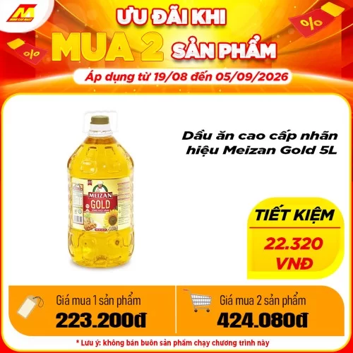 Dầu Ăn Meizan Gold 5L
