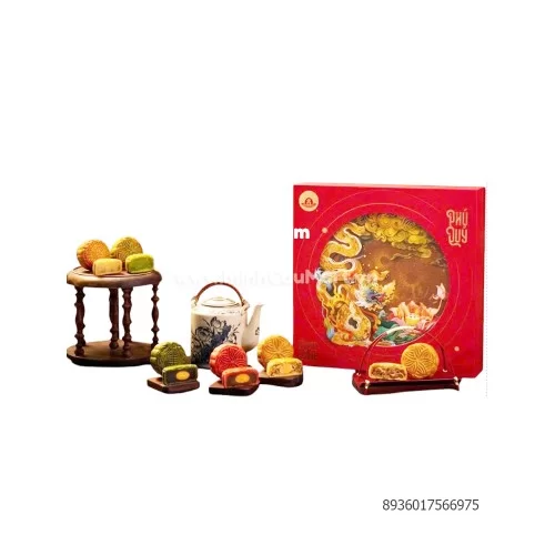 Bánh trung thu Sen Phú Quý BM 600g                                                                                                                                                                                                                        