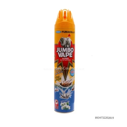 Bình xịt côn trùng Jumbo VAPE 600ml hương hoa lài                                                                                                                                                                                                         