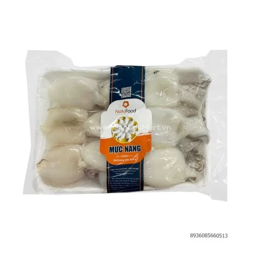 Mực nang làm sạch Natufood 500g