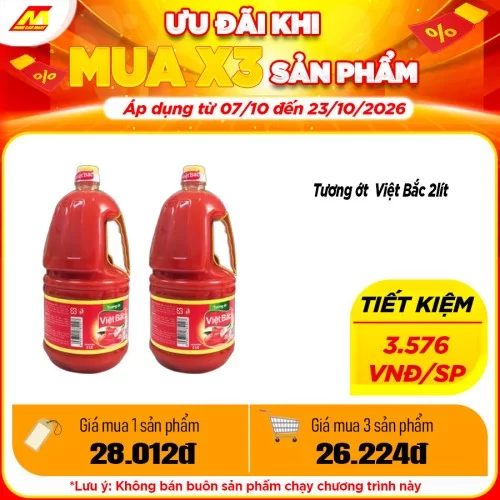 Tương Ớt Việt Bắc 2L