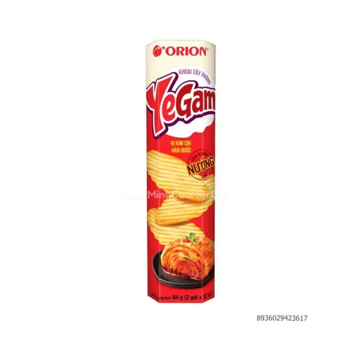 Khoai tây nướng YeGam vị Kim chi HQ 64g                                                                                                                                                                                                                   
