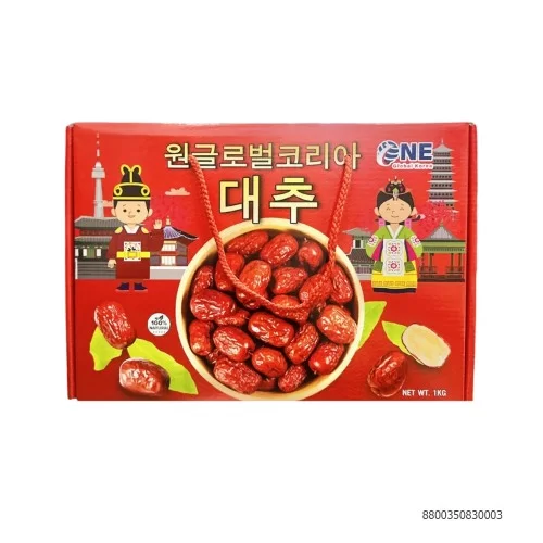 Táo đỏ sấy khô One Global 1kg                                                                                                                                                                                                                             